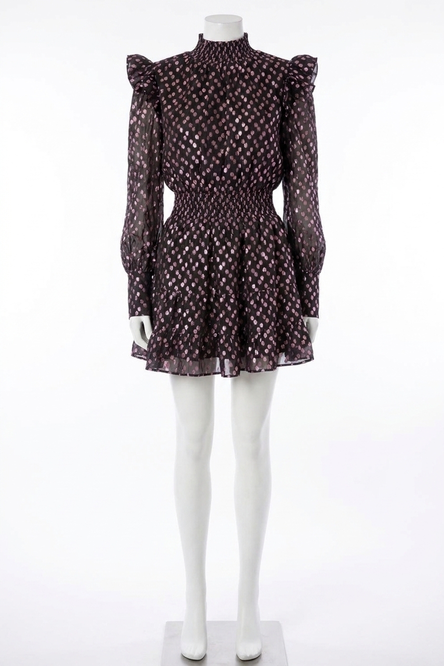 NEW BUDDYLOVE tally copper pennies dress in black